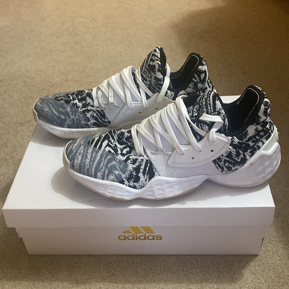 adidas Other - Adidas Harden Vol. 4 Basketball Shoes White and Black. Men’s Size 11